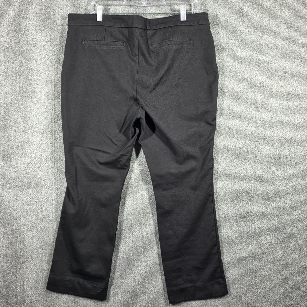 NYDJ Ponte Knit Trousers Womens 16 Black Lift‎ Tuck Slim Workwear M11Z2020 - Picture 2 of 9